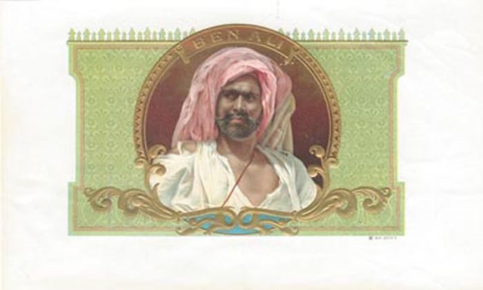 Cigar Box Label "Ben Ali" - Americana